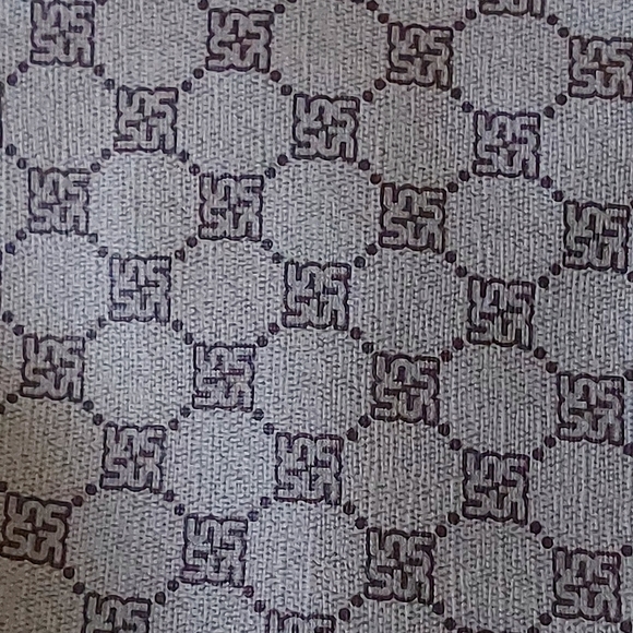 Yellow & Tan Small Faux Leather Vegan Friendly Fashion Backpack Purse w/ Print - Picture 8 of 12